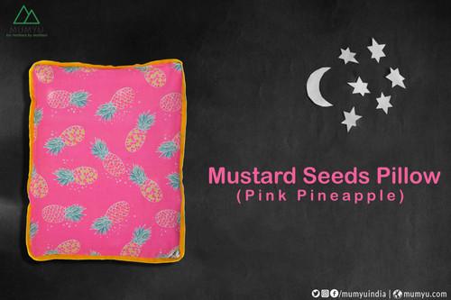 Product Mustard Seeds Pillow- Pink Pineapple | MUMYU image