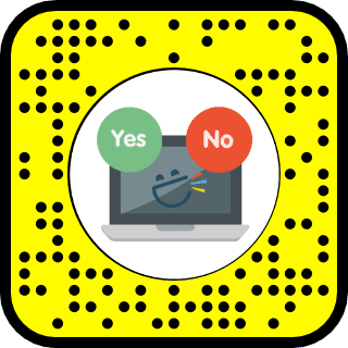 Product Snap Camera / Snapchat Lens for Yes & No (student) | iTherapy image
