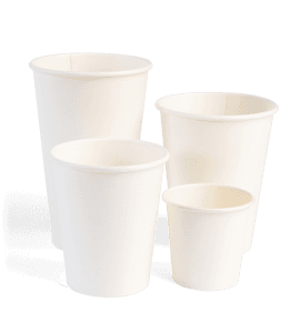 Product: White Matte Single Wall Cup | Lombard Packaging