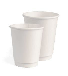 Product: White Matte Double Wall Smart Cup | Lombard Packaging