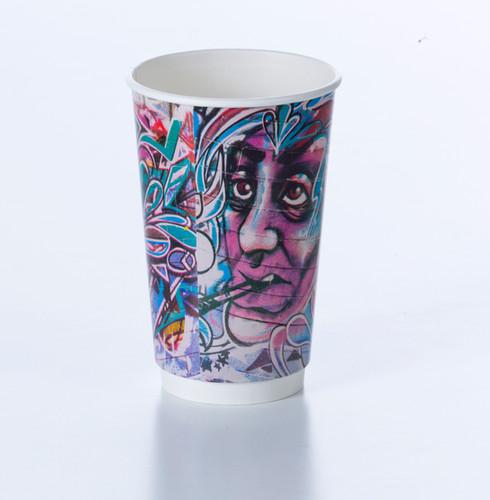 Product: Graffiti Double Wall Cups | Lombard Packaging