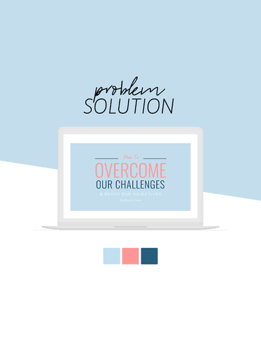 Product: The Problem Solution Deck (Blue & Salmon) | We Are Visual