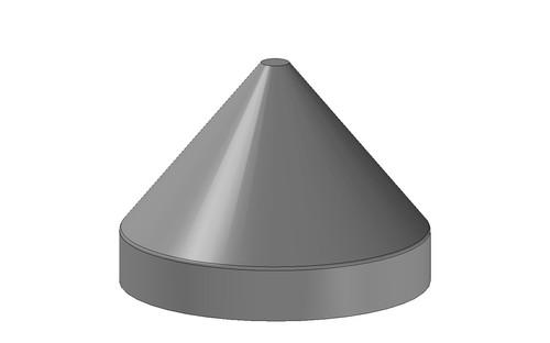 Product Pole Cap 250mm Round | Indac image