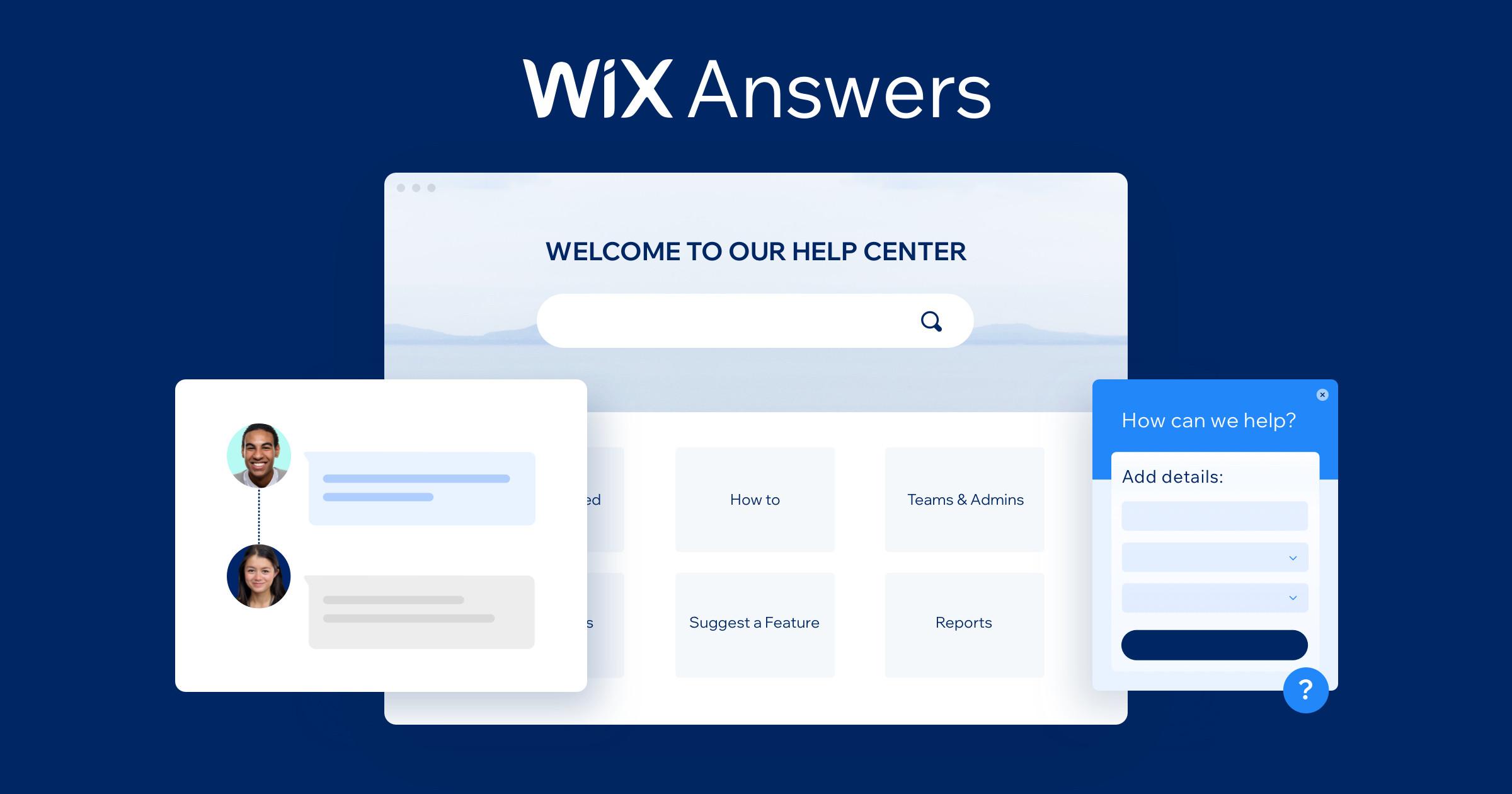 Product Wix Answers Knowledge Base Features image