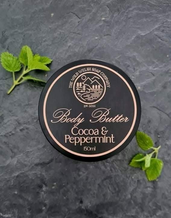 Product Cocoa & Peppermint Body Butter - The Wild Welsh Soap Company Ltd. image