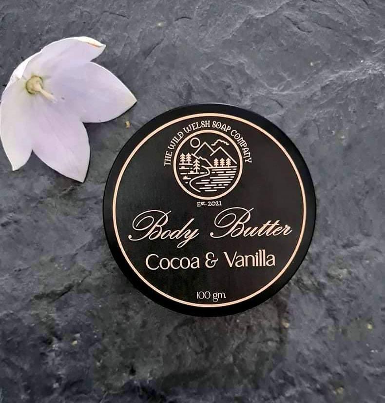 Product Cocoa & Vanilla Body Butter - The Wild Welsh Soap Company Ltd. image