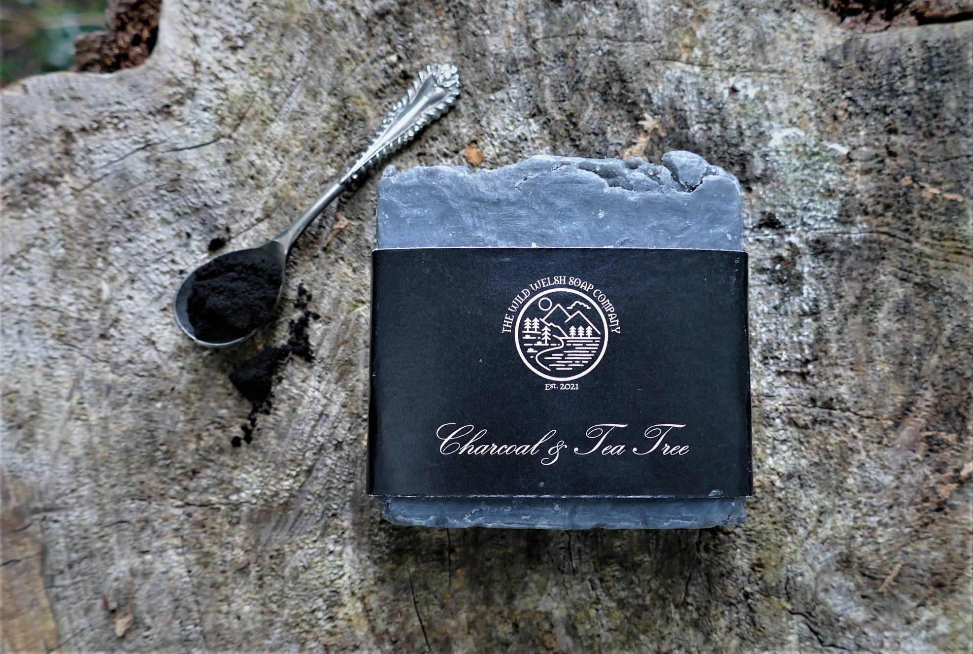 Product Activated Charcoal & Tea Tree - The Wild Welsh Soap Company Ltd. image