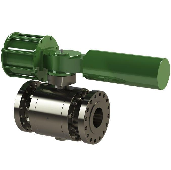 Product OpTB™ Trunnion Mounted Ball Control Valve • Trimteck® Optimux® image