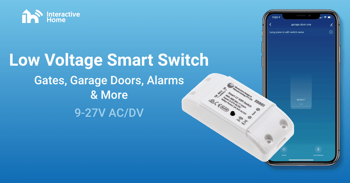 Product Low Voltage Smart Switch | Interactive Home image