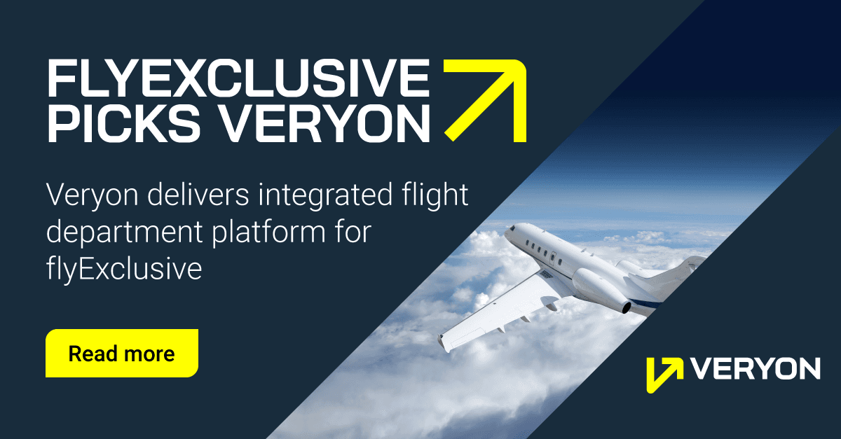 Product: Veryon Delivers Integrated Flight Department Platform for flyExclusive 