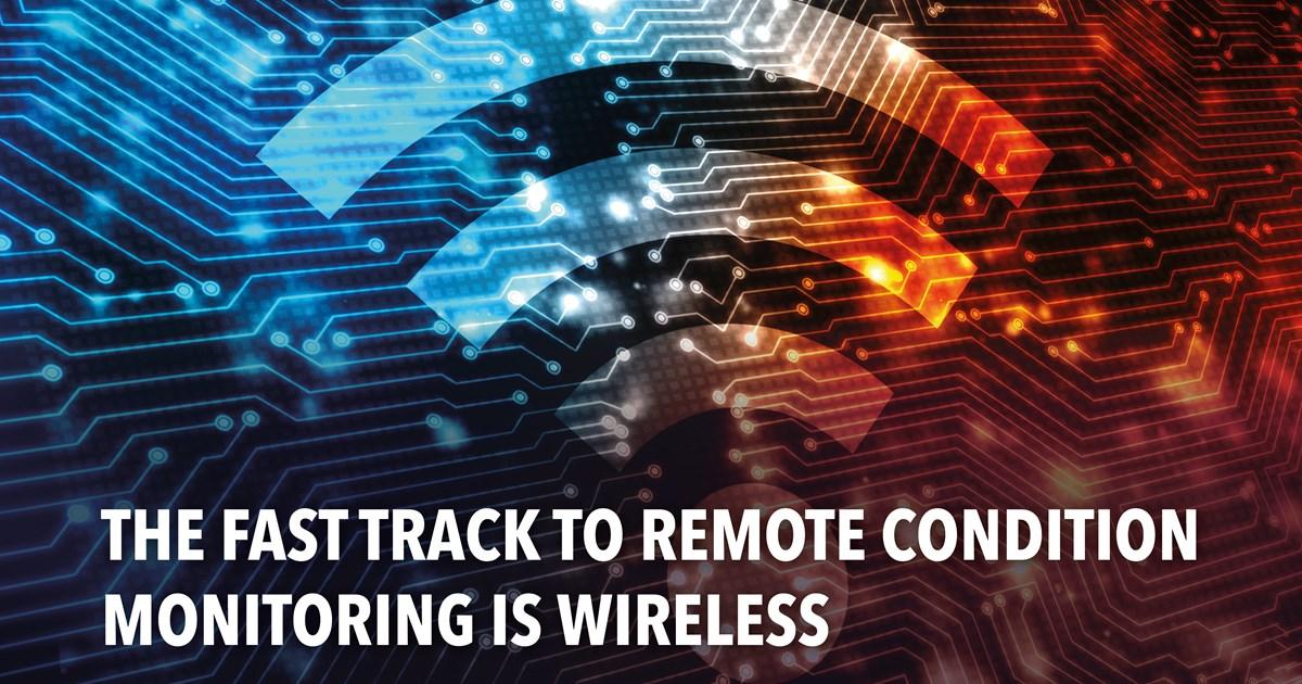 Product The fast track to remote condition monitoring is wireless image