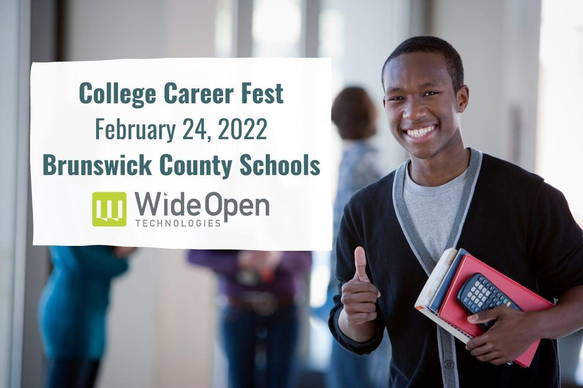 Product: Wide Open Tech Featured at College Career Fest for Brunswick County