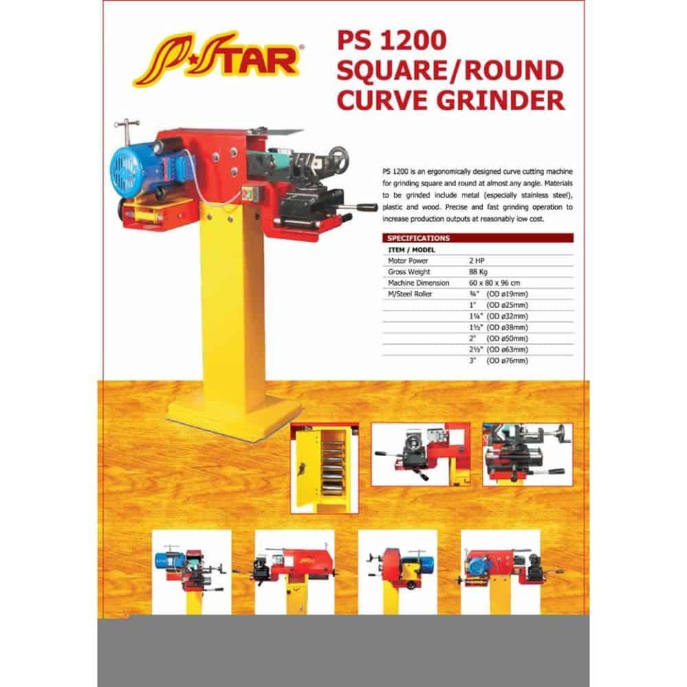 Product P-Star PS1200 Square/Round Curve Grinder - Wintex Engineering & Machinery image