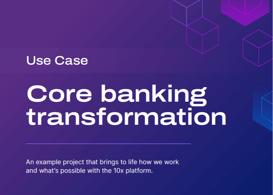 Product Core banking replacement image