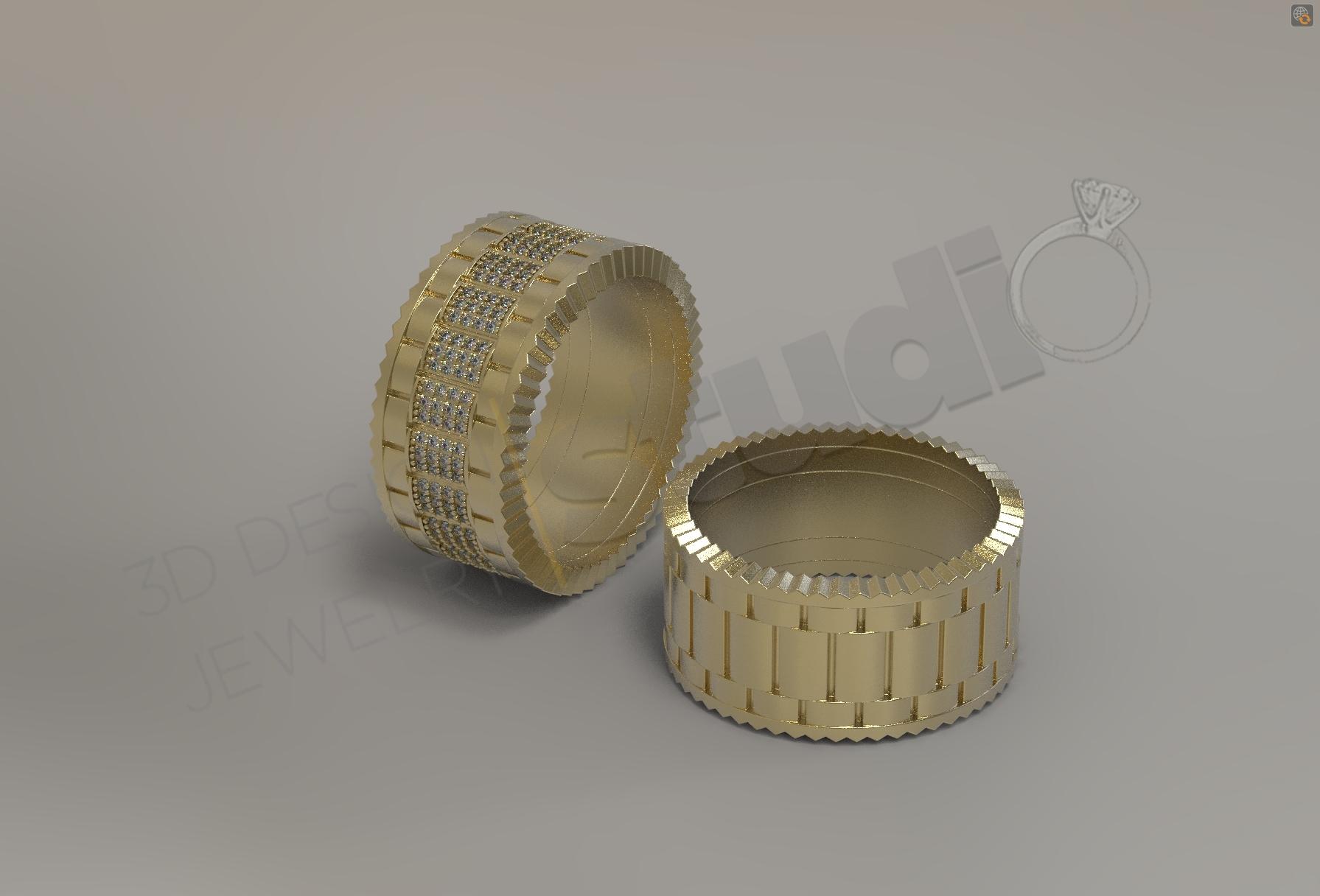 Product Carlex Bands - 3D Jewelry Studio image