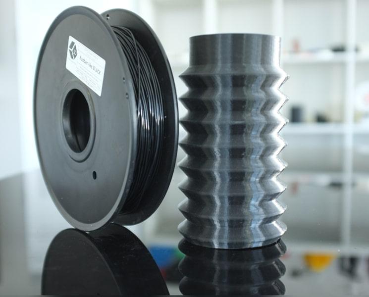 Product Flexible Elastic Rubber-like Black Filament 500g (EXPERIMENTAL) | 3D Printing Systems | 3D Printing Systems image