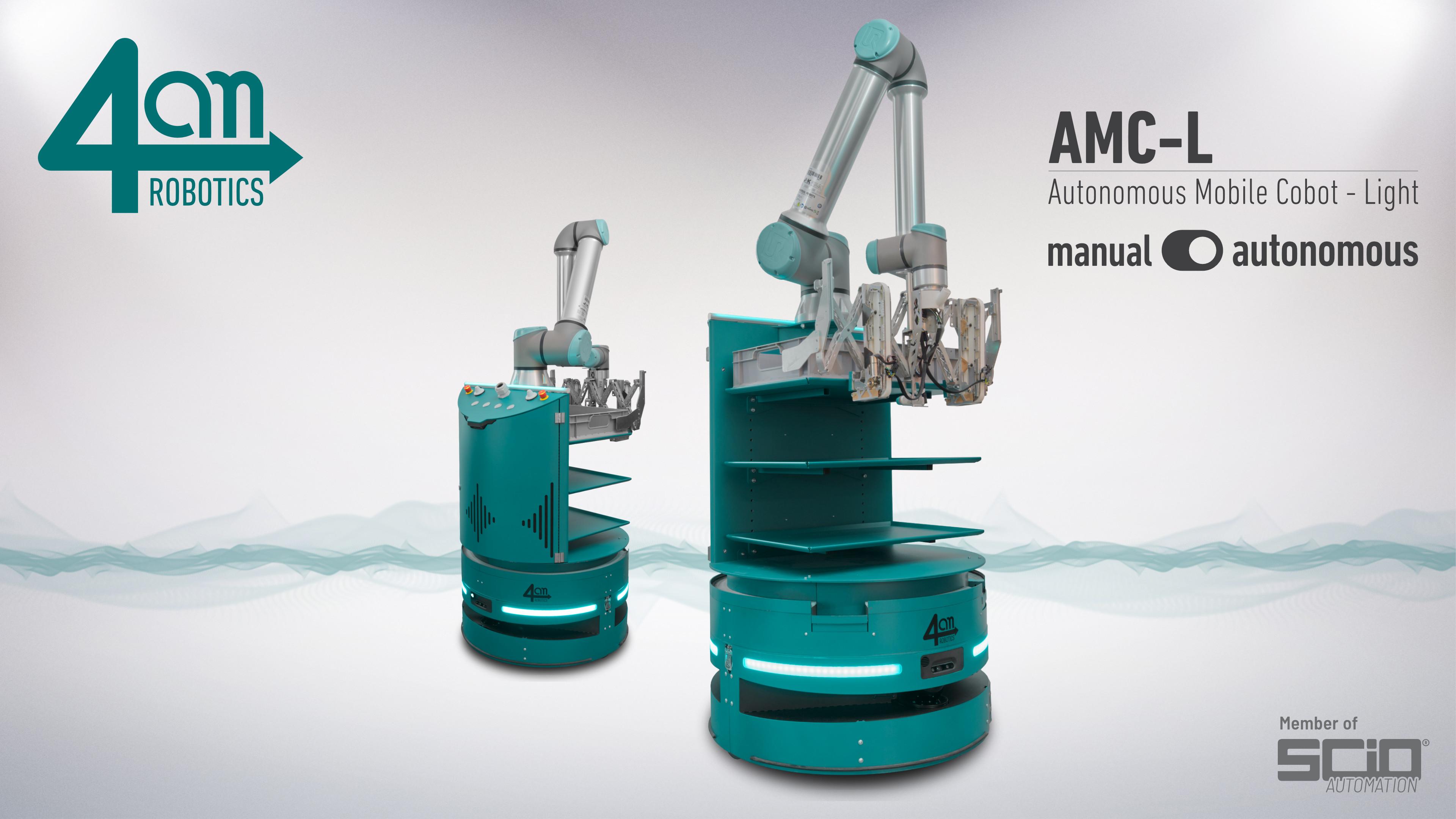 Product AMC-L - Autonomous Mobile Cobot Light | 4am Robotics image
