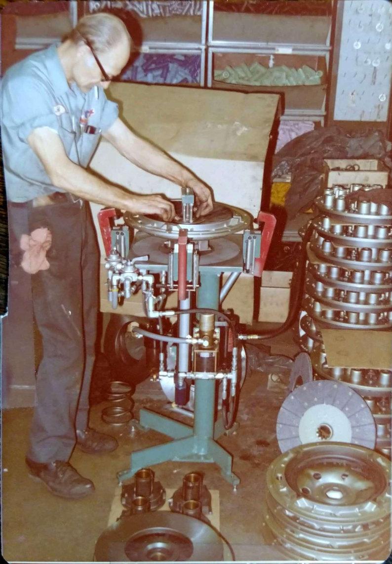 Product #TBT Assembly of a Rotating Piece of Equipment - 1970s - Chicago - AET - Metal Fabrication - Cryo image