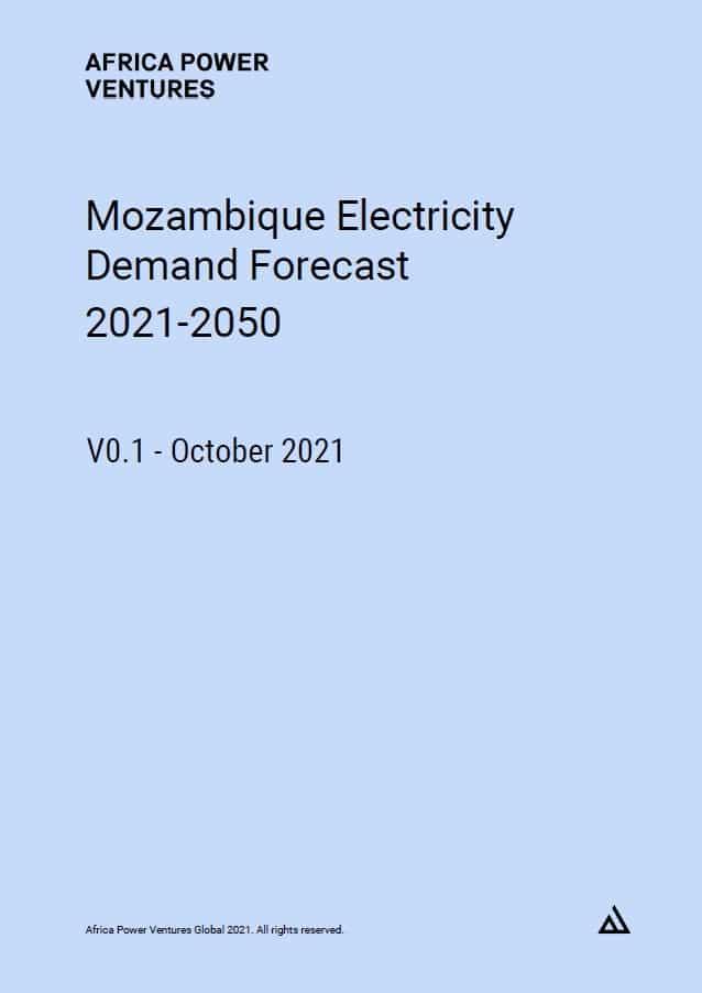 Product Mozambique Electricity Demand Forecast 2021-2050 - APV image