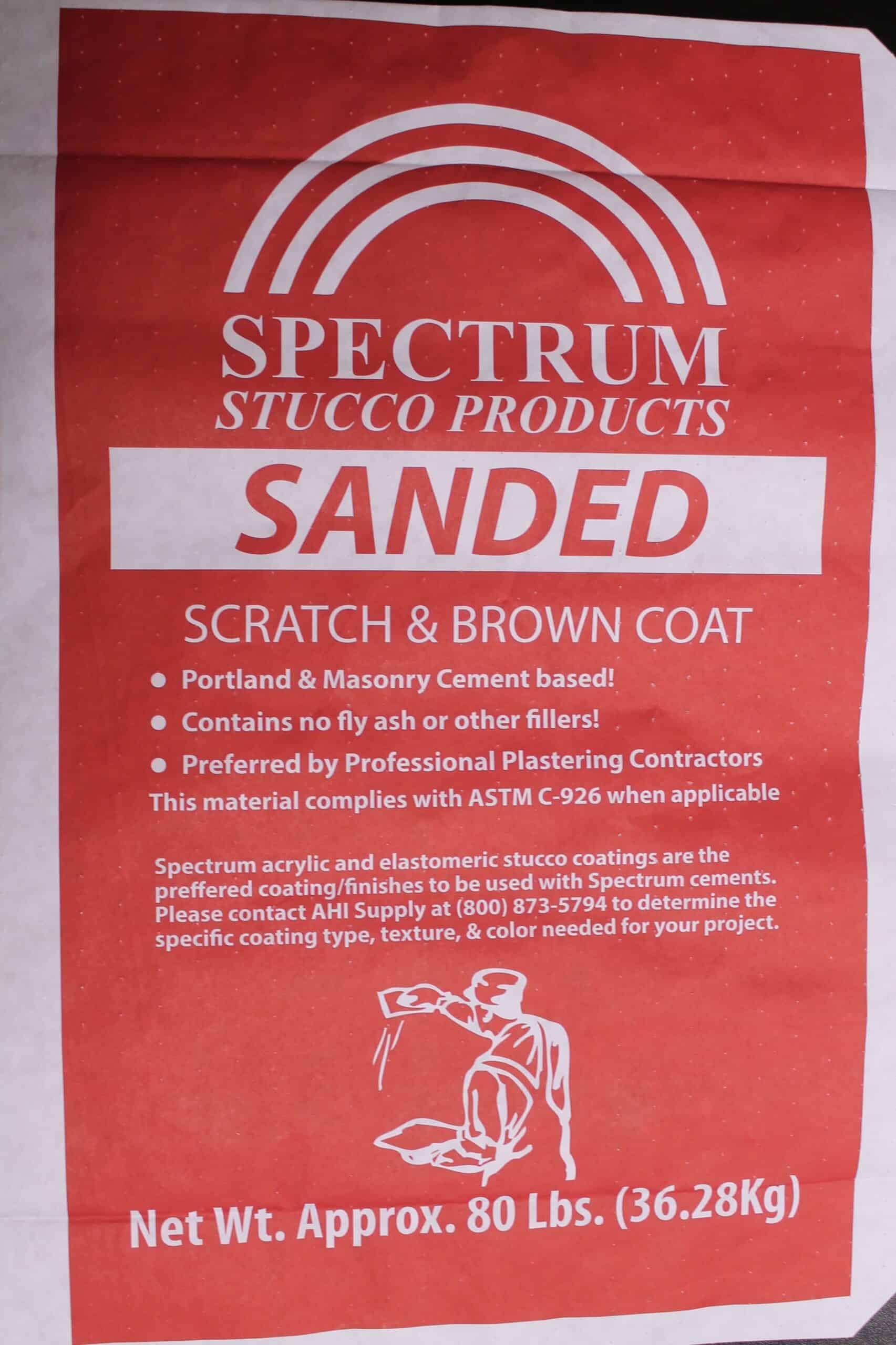 Product Spectrum Sanded Fiber Reinforced Scratch and Brown Coat - AHI Supply image