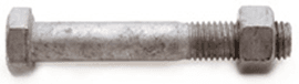 Product M16 Bolt & Nut Galvanised Grade 4.8 | Allfast Solutions image