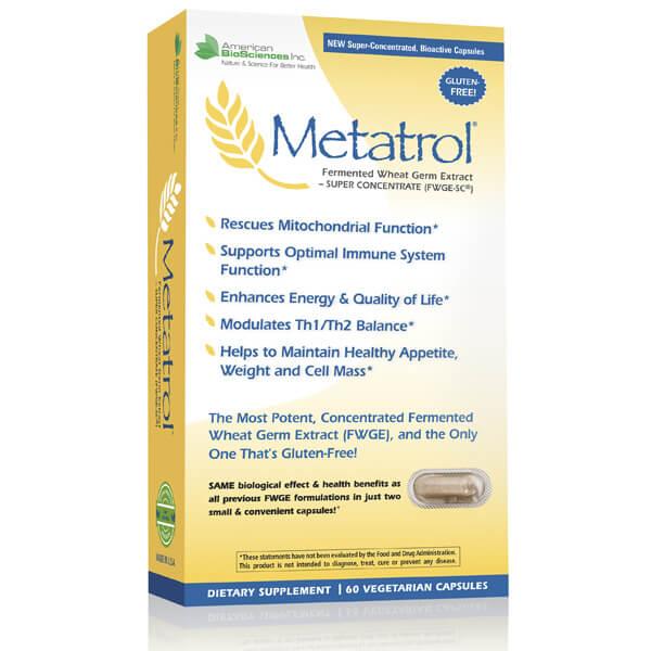 Product Metatrol - Fermented Wheat Germ Extract Super Concentrate - American BioSciences, Inc. image