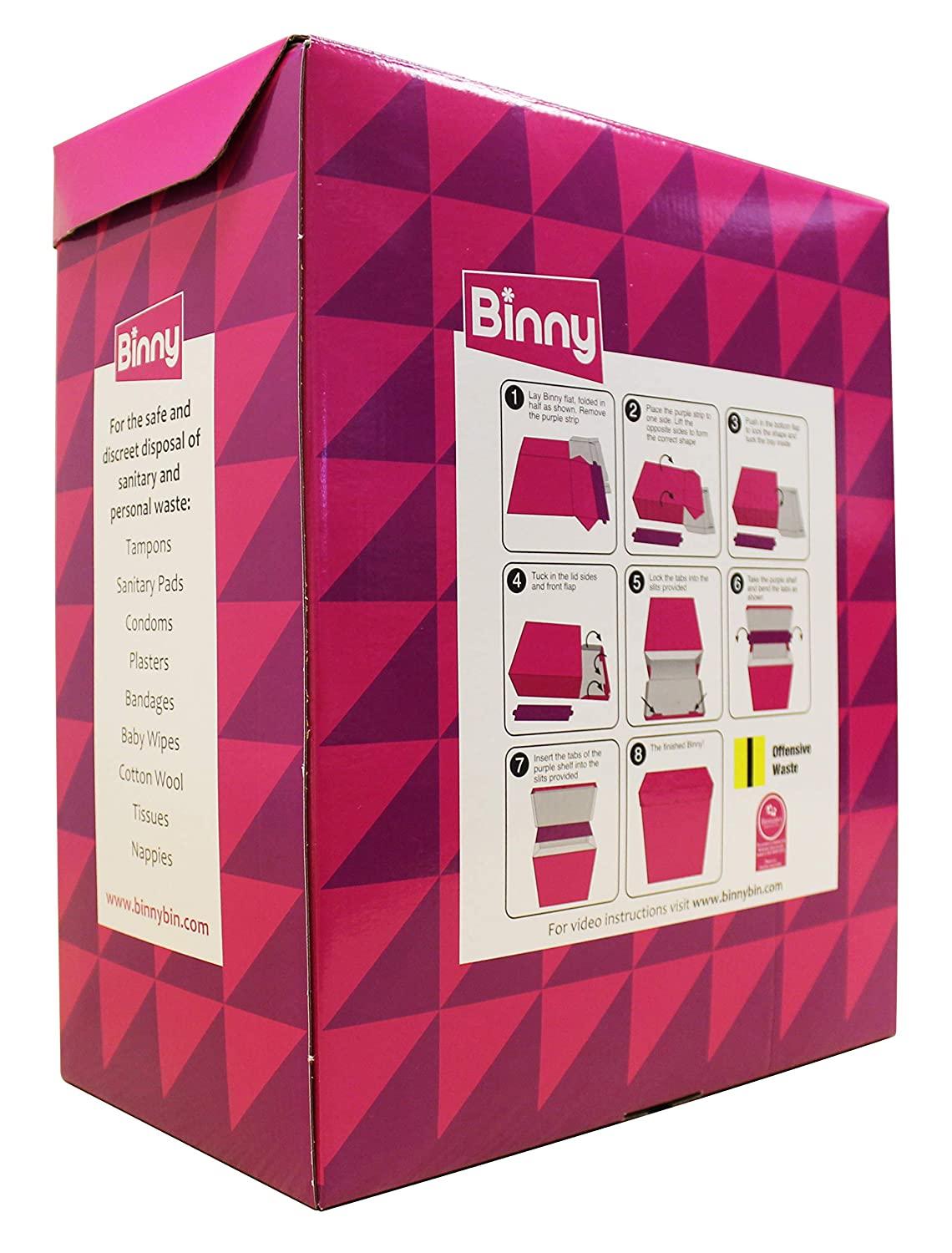 Product Binny Disposable Sanitary Bin | Astral Hygiene  image