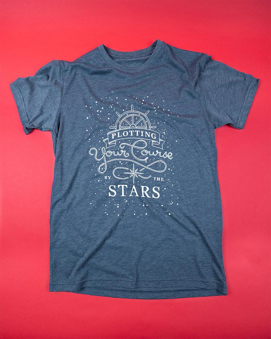 Product: Nautical Tee Design by Atlas Branding - Plotting Your Course by the Stars