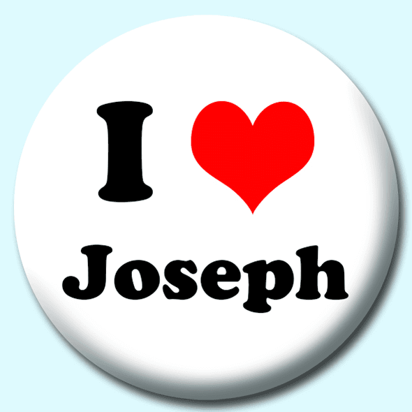 Product   75mm I Heart Joseph Button Badge image