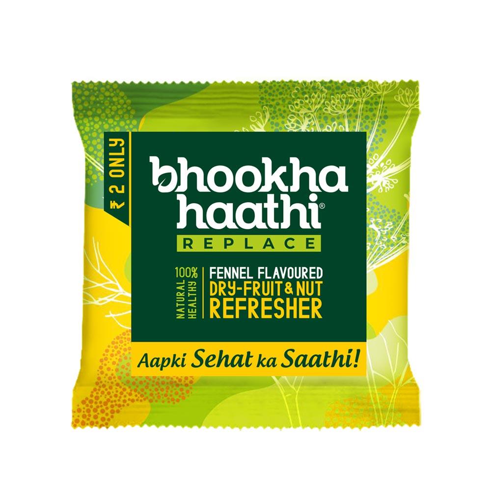 Product: Buy Fennel Flavoured Dry Fruit Nut Based Refresher Online To Quit Tobacco, Cigarette & Pan Masala, Lower Bad Cholesterol With Anti-Ageing, Anti-Cancer Properties & Boost Immunity - Bhookhahaathi.com
