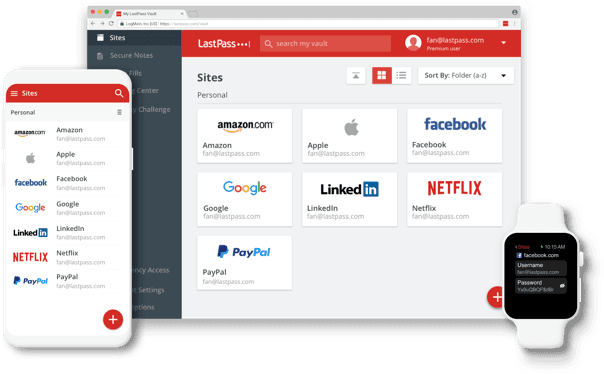 Product LastPass Password Manager – Blue Ethos image