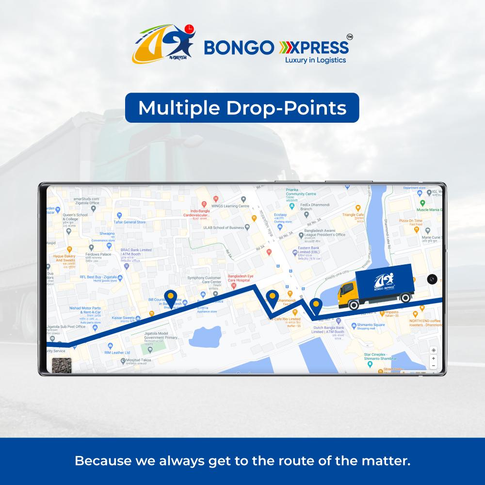 Product Multiple pickups and drop-offs for parcel delivery - Bongo Xpress image