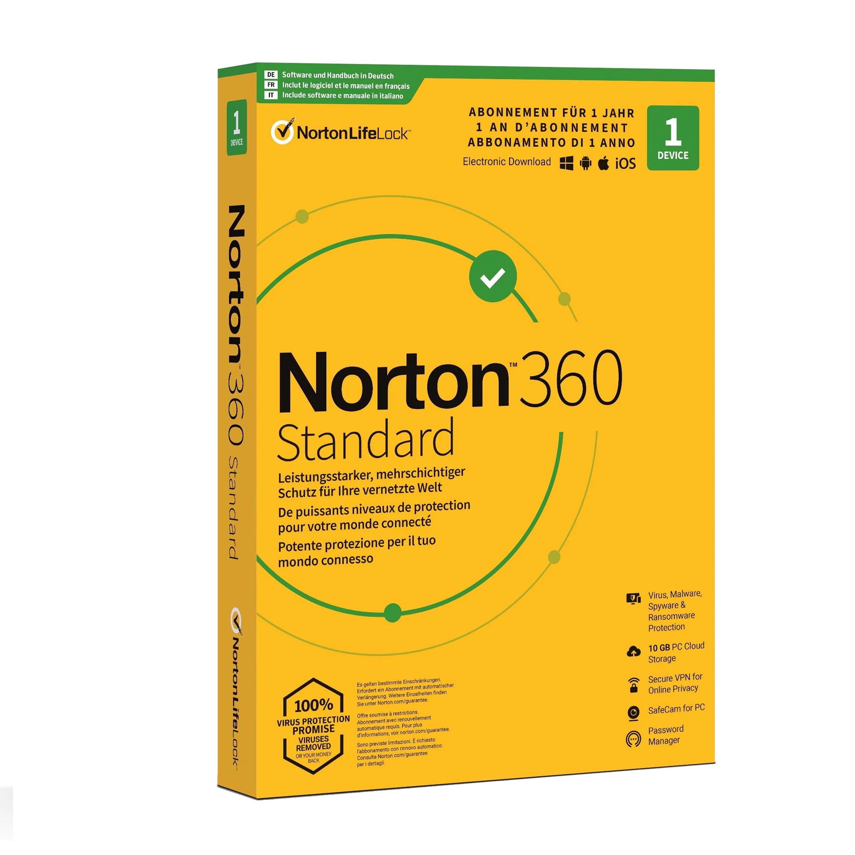 Product Norton Security Standard 360 - 1 Lizenz image