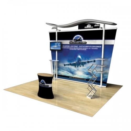 Product Portable Display Stand - Timberline Display Package - 10' with Tapered Sides image