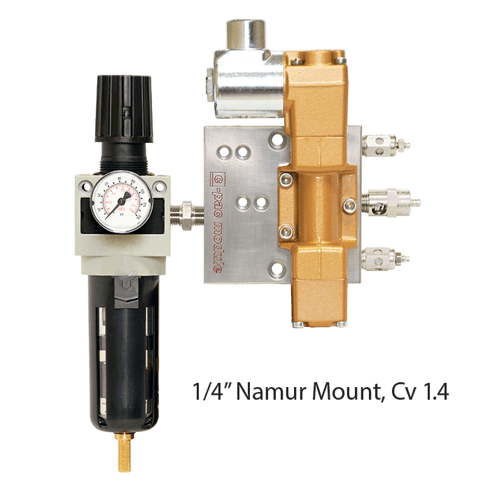 Product 🛒 Buy Pneumatic Manifold | 0.25" NPT | No Solenoid Valve - Cowan Dynamics image