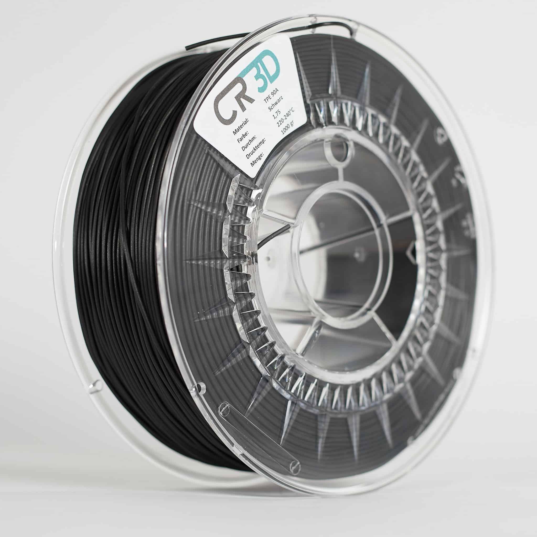 Product TPE 90A Schwarz - CR-3D image