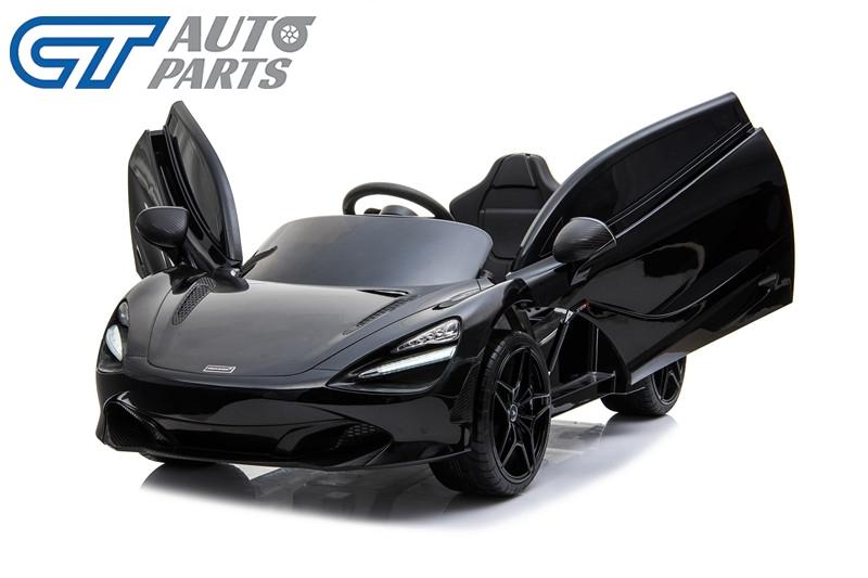 Product Licensed Mclaren 720S 12 Volt Painted Metallic Onyx Black Parent Remote Ride On CAR - CT AutoParts image