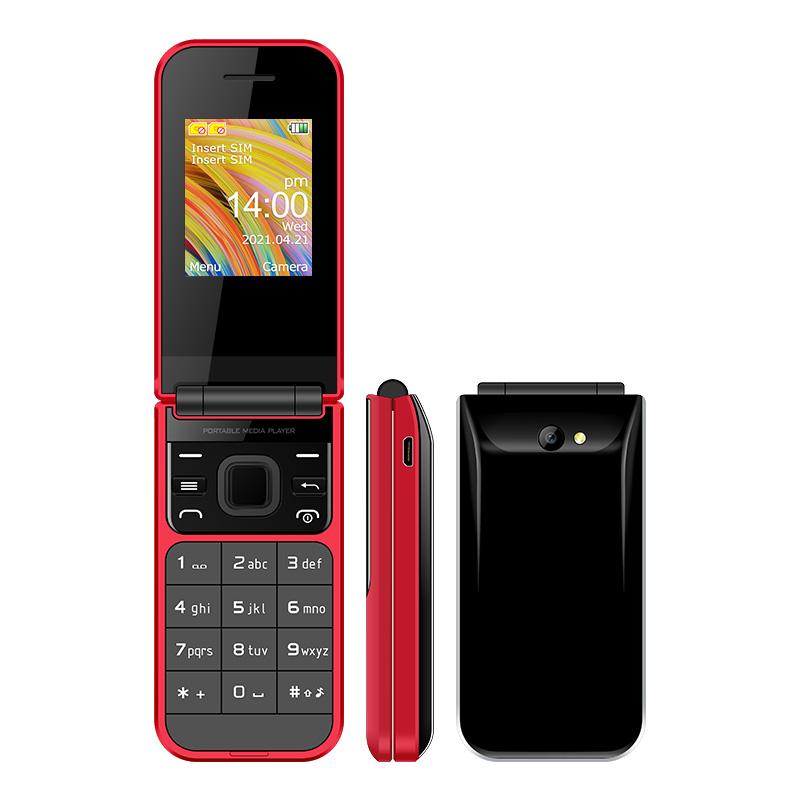 Product UNIWA F2720 Unlocked Phone: Dual SIM Cute Flip Keyboard Mobile image