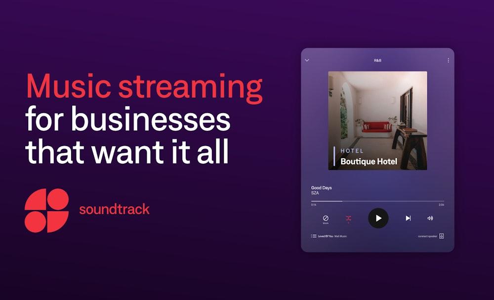 Product Best music streaming services for businesses | Soundtrack image