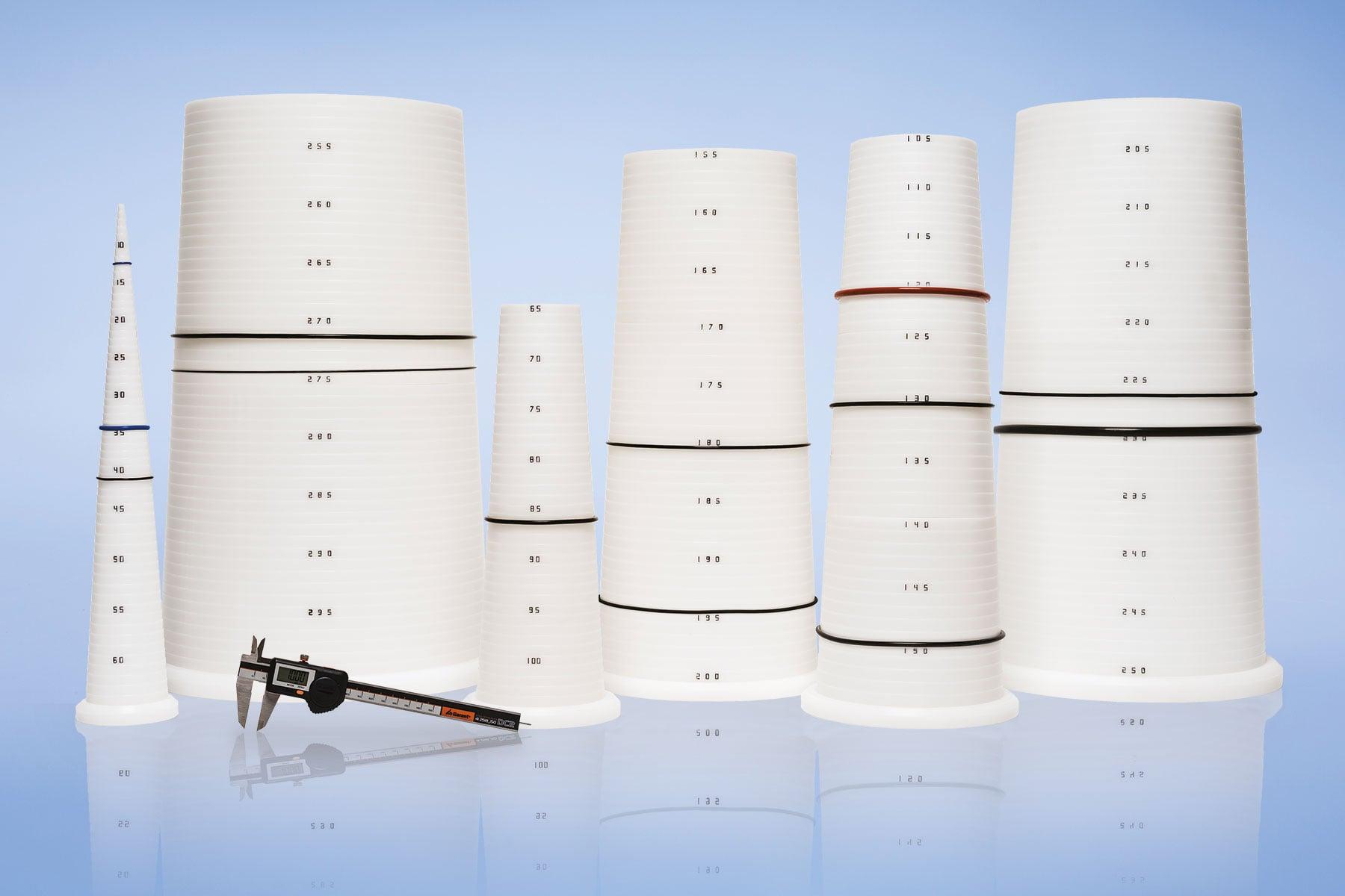 Product O-ring measuring towers | Hänssler image