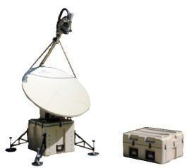 Product AVL Technologies 1260 / 1050 1.2M Ultra Portable Flyaway VSAT Satellite Antenna System image
