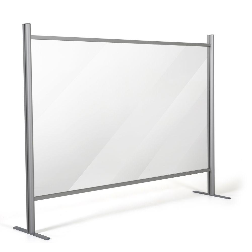 Product Clear Protective Separator with Aluminum Bars - Displays Market image
