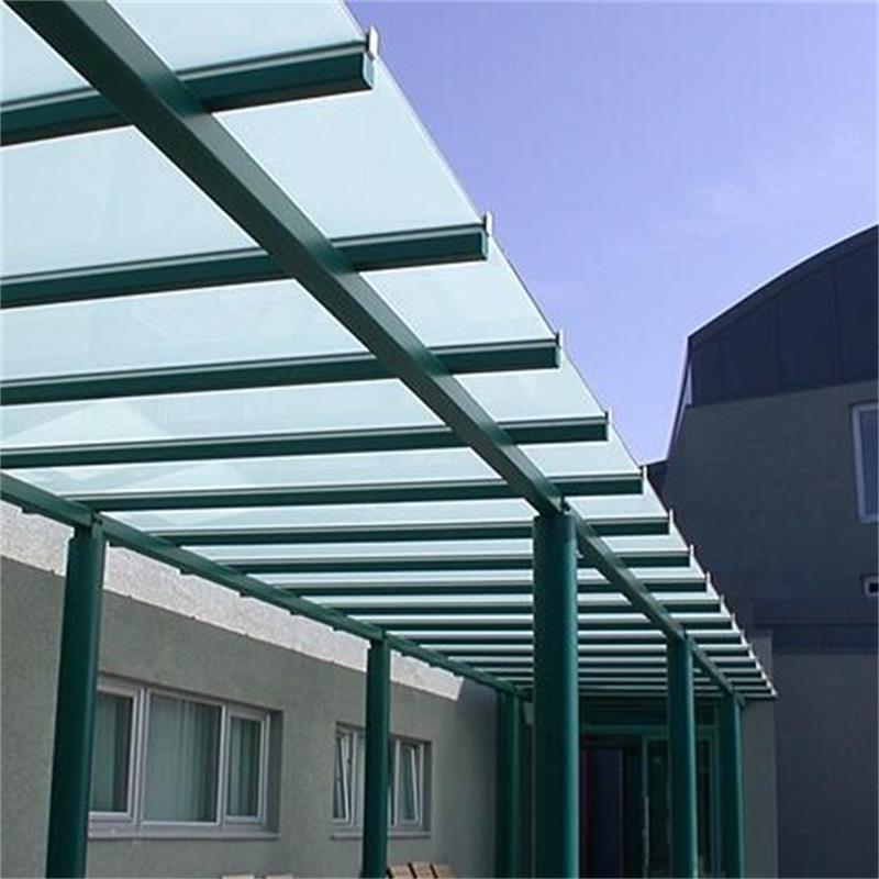 Product China Factory 10.76mm, 12.76mm Clear and Frosted Laminated Glass Canopy Eliterglass image