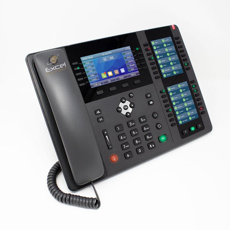 Product Excel Connect E50 Enterprise VoIP Desk Phone - Excel Communications image