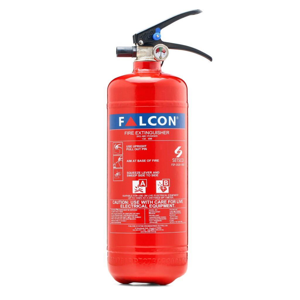 Product 2KG AB Dry Powder Fire Extinguisher - Firetronics Singapore image