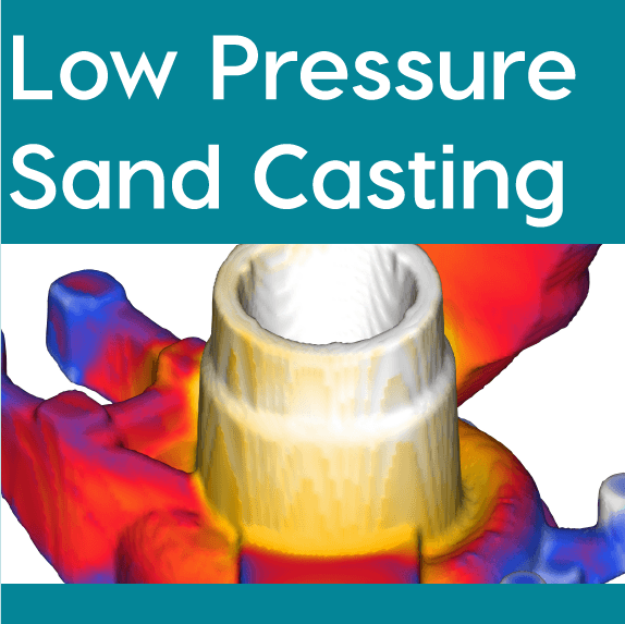 Product Low Pressure Sand Casting Workspace - FLOW-3D CAST | Metal Casting image