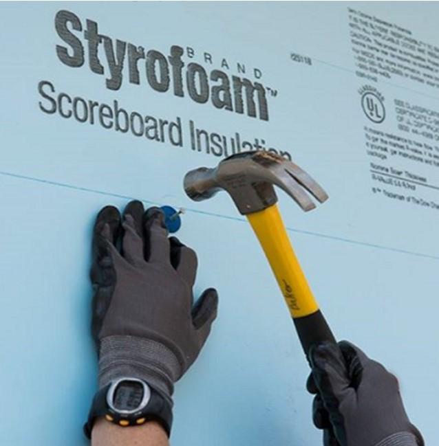 Product DuPont Styrofoam Scoreboard Extruded Polystyrene (XPS) Insulation - General Insulation image