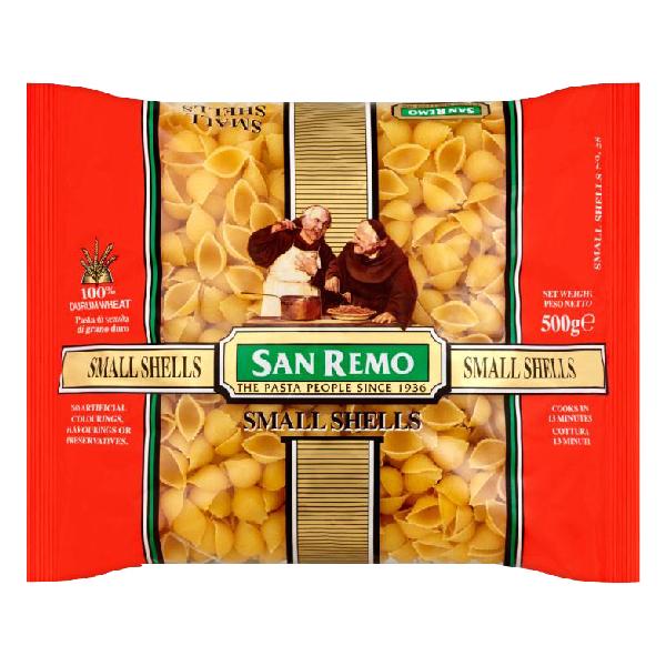 Product San Remo Small Shells Pasta 500g x 12 - globalfoodproduct.com image