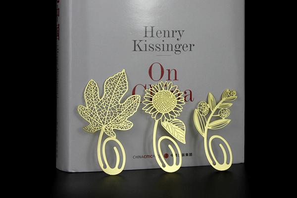 Product Wholesale low price laser engravable custom brass bookmarks - GreatNameplates image