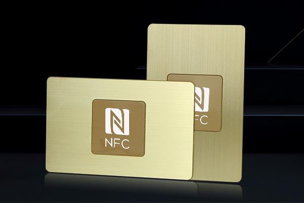 Product Customized RFID Chip Card NFC Metal Card Contactless Chip Card for Access Control - GreatNameplates image